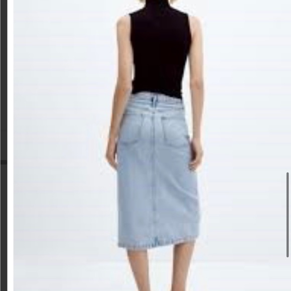 BNWT mango s midi jean skirt - Picture 2 of 6